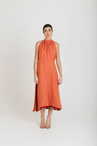 BAG BY BLANCA ASTOLFI - Vestido midi reversible