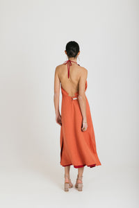 BAG BY BLANCA ASTOLFI - Vestido midi reversible