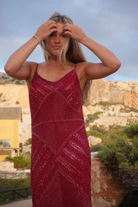 MIGUEL BERNEL - Vestido midi