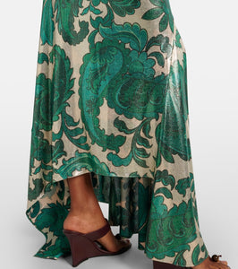 ETRO - VESTIDO LARGO DE LAMÉ