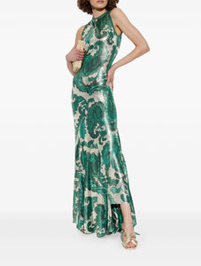 ETRO - VESTIDO LARGO DE LAMÉ